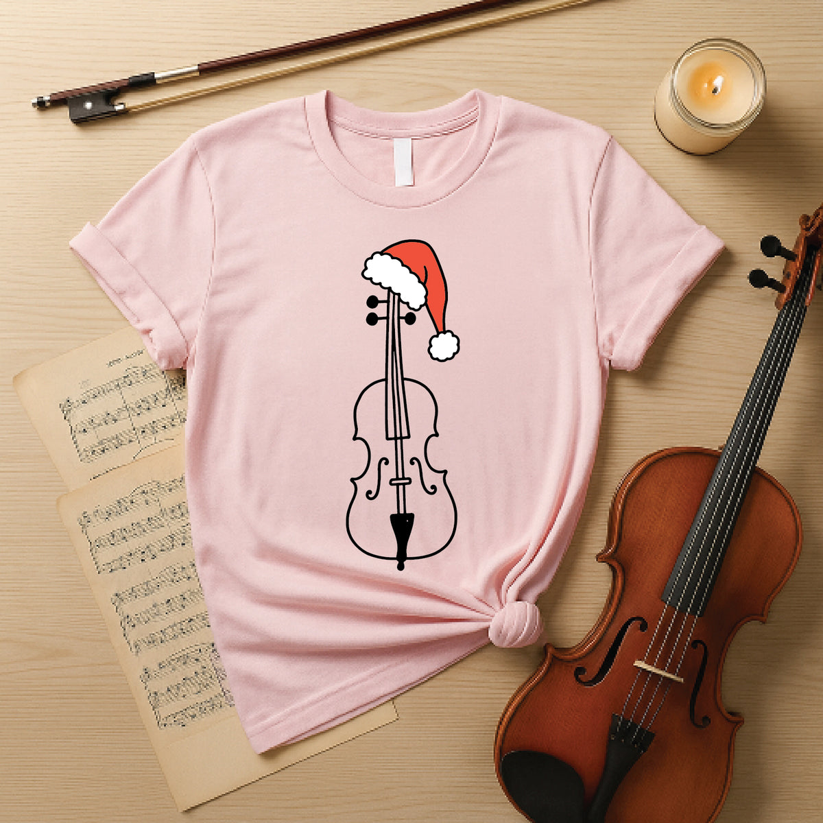 Cello Santa hat