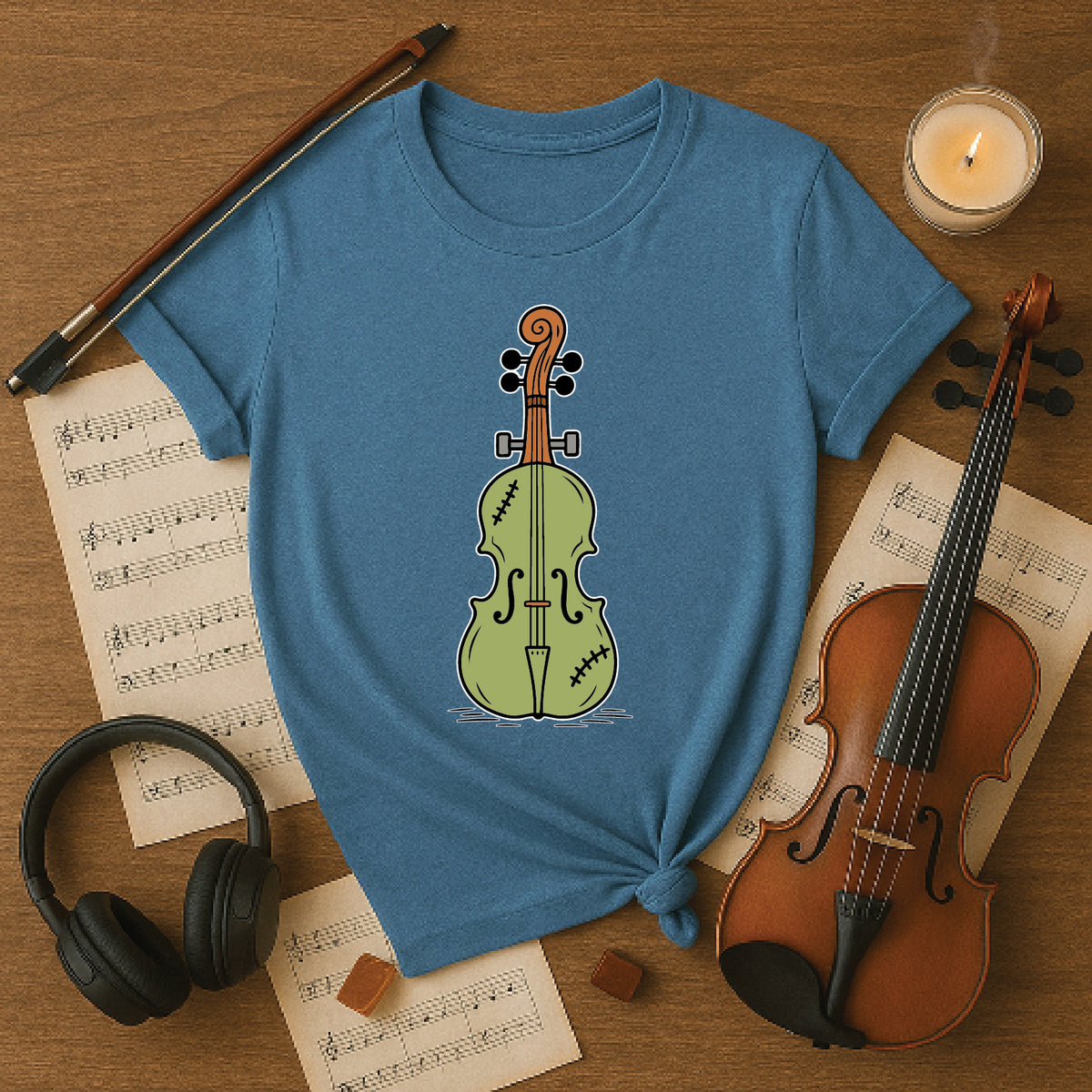 Monster Cello Halloween Shirt