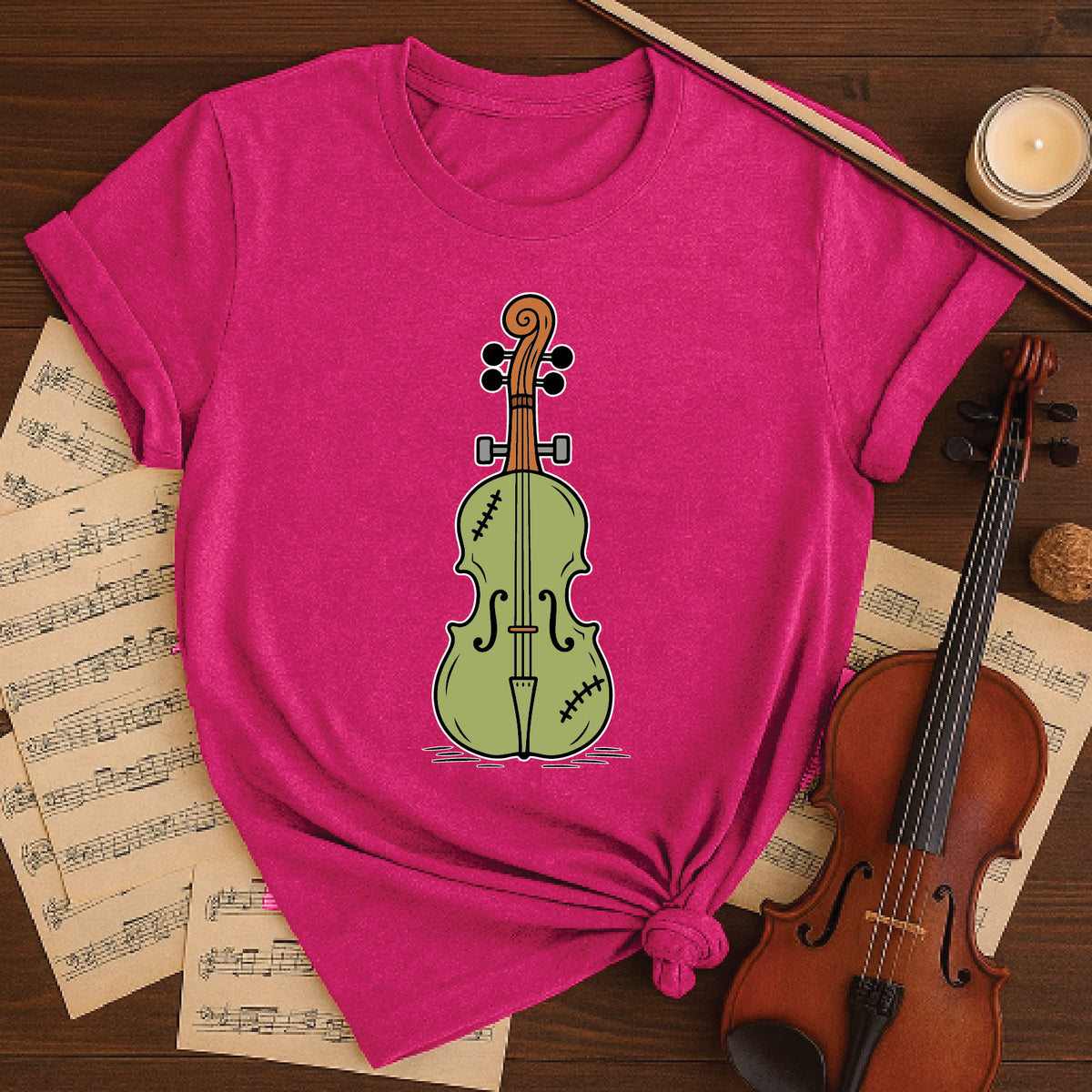 Monster Cello Halloween Shirt