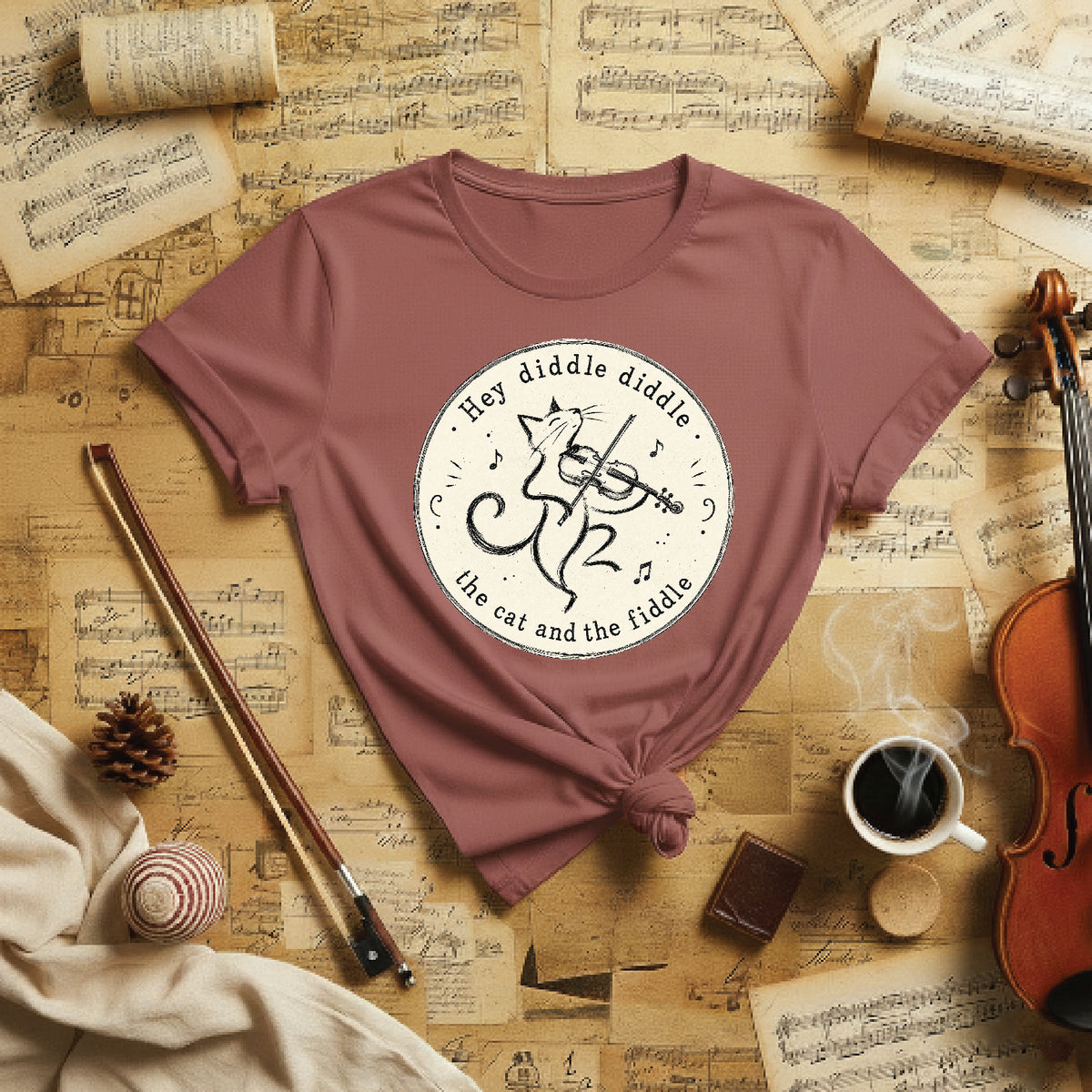 Hey diddle diddle the cat and the fiddle