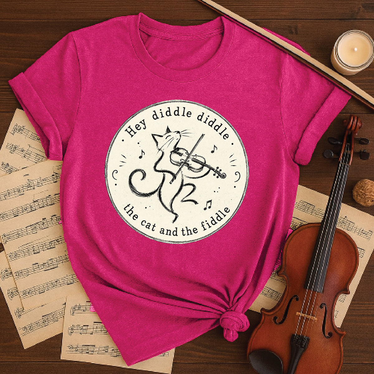 Hey diddle diddle the cat and the fiddle