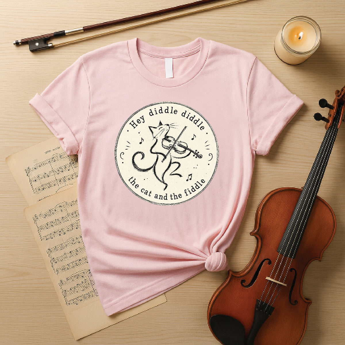 Hey diddle diddle the cat and the fiddle