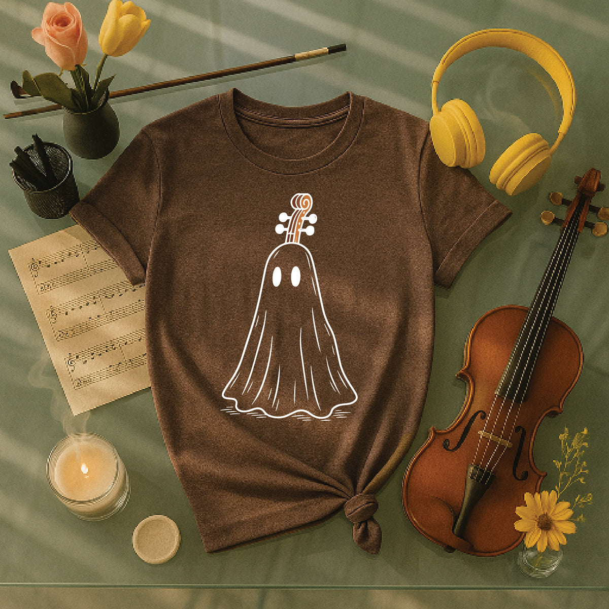 Boo! Cello Ghost Halloween