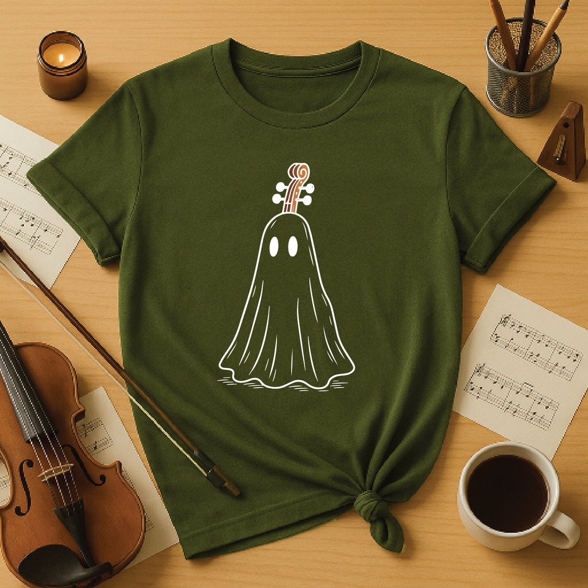 Boo! Cello Ghost Halloween