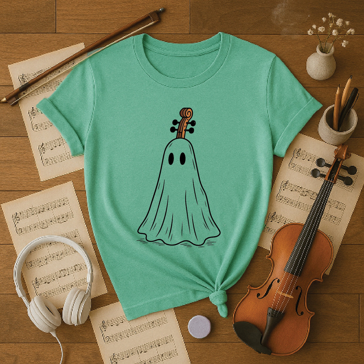 Boo! Cello Ghost Halloween