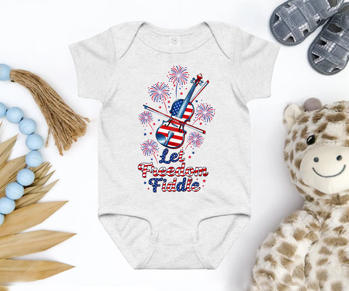 Let freedom fiddle bodysuit