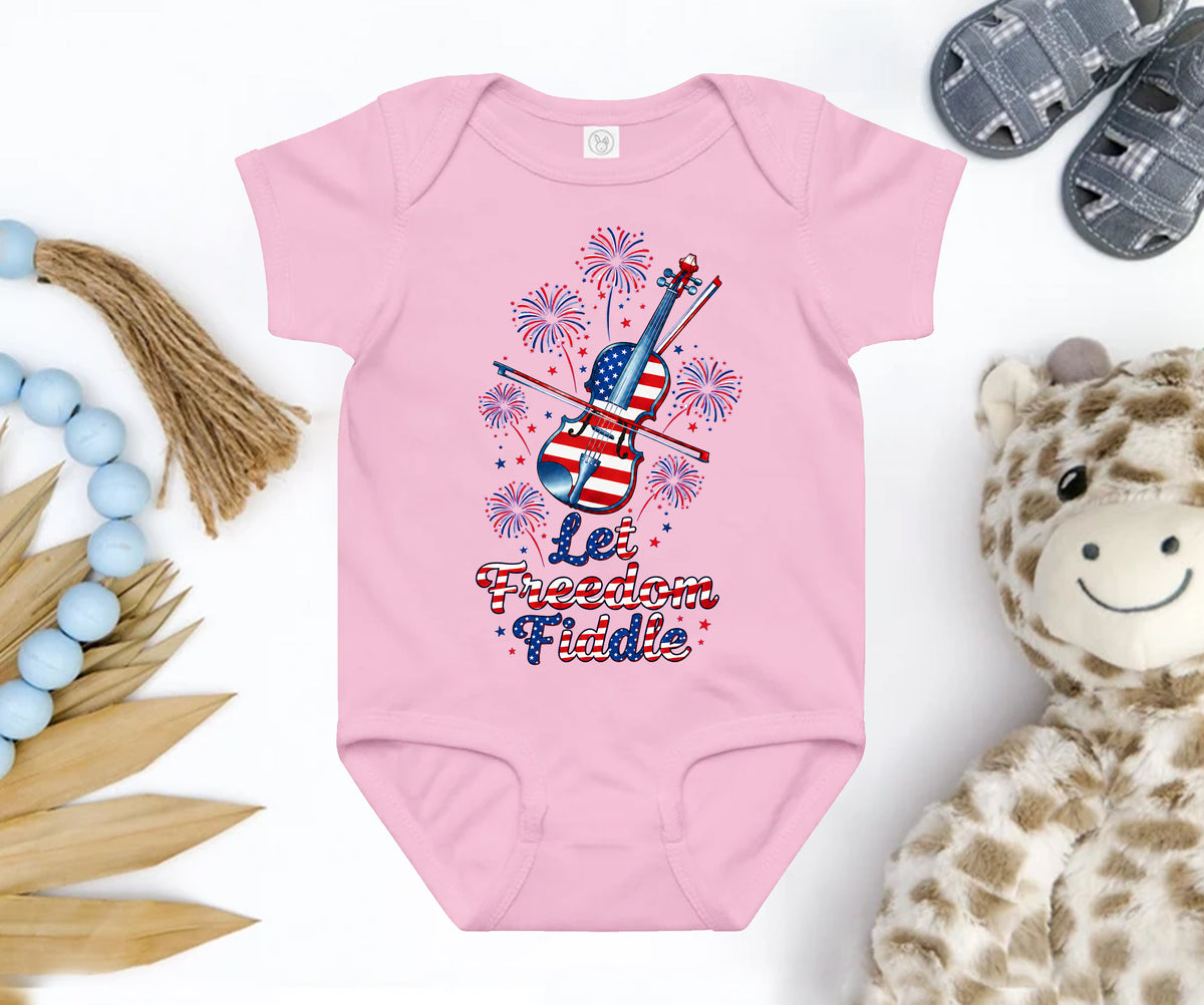 Let freedom fiddle bodysuit