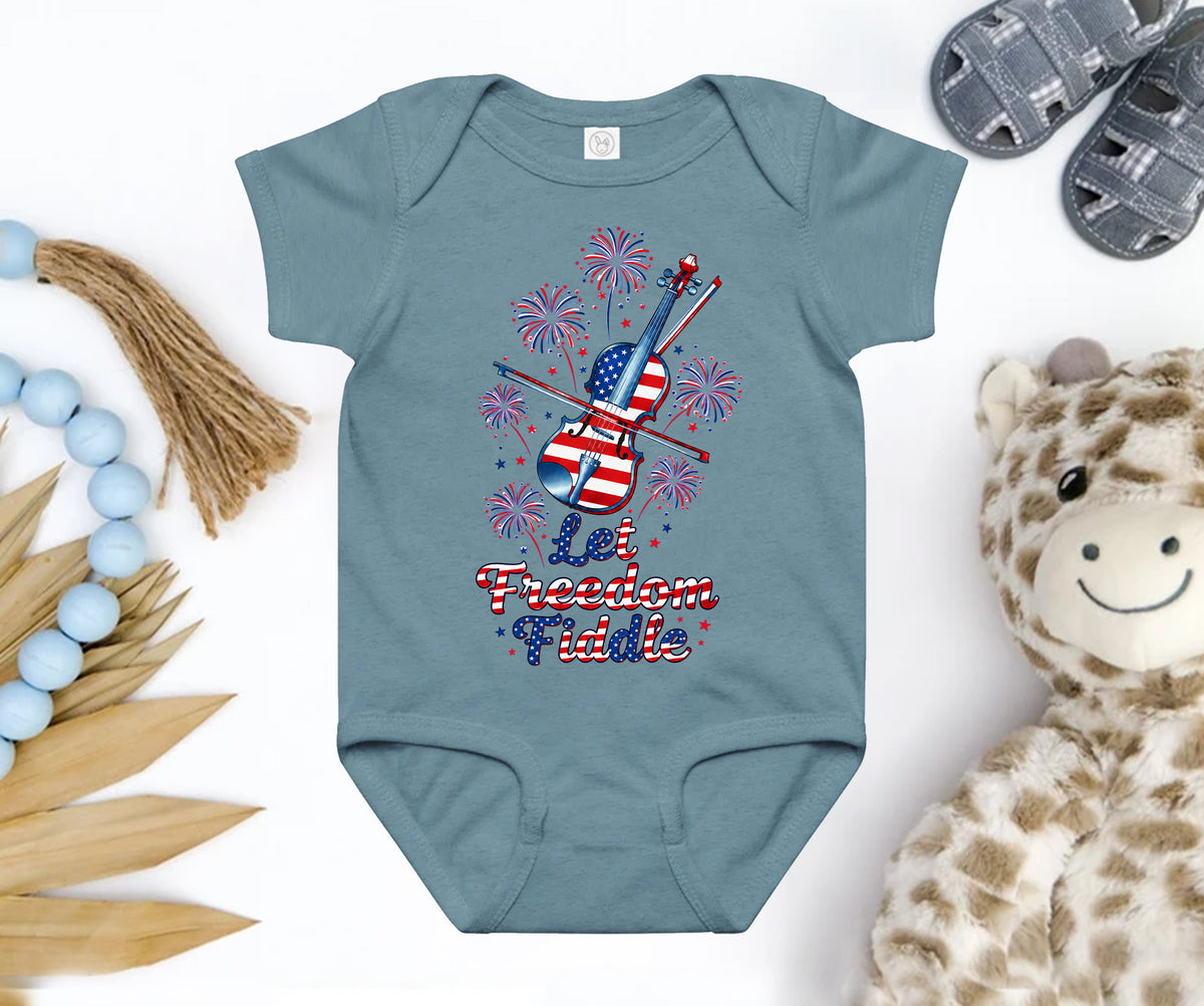 Let freedom fiddle bodysuit