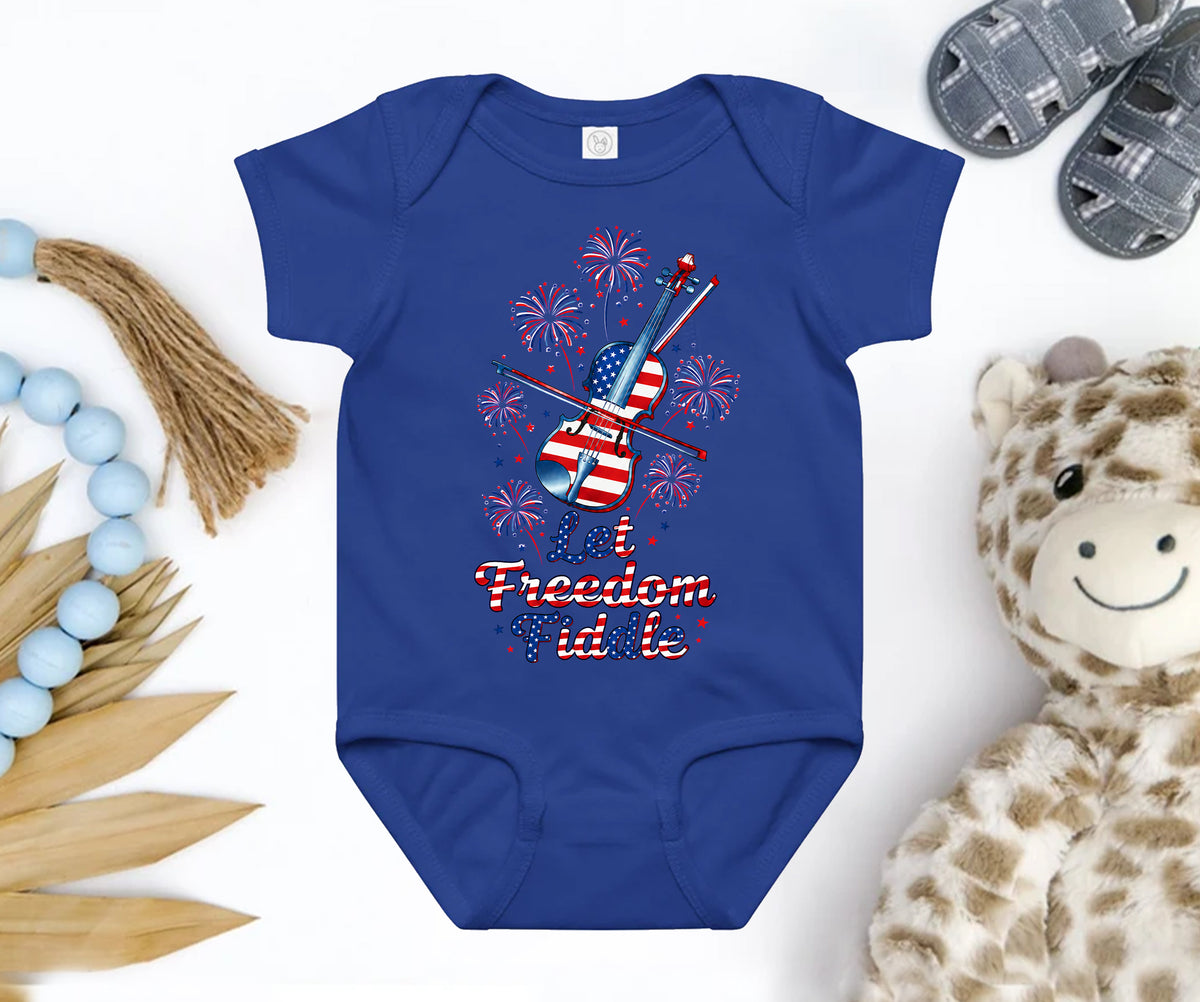 Let freedom fiddle bodysuit