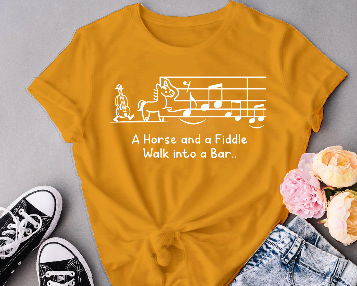 A Horse and a Fiddle Walk into a Bar..