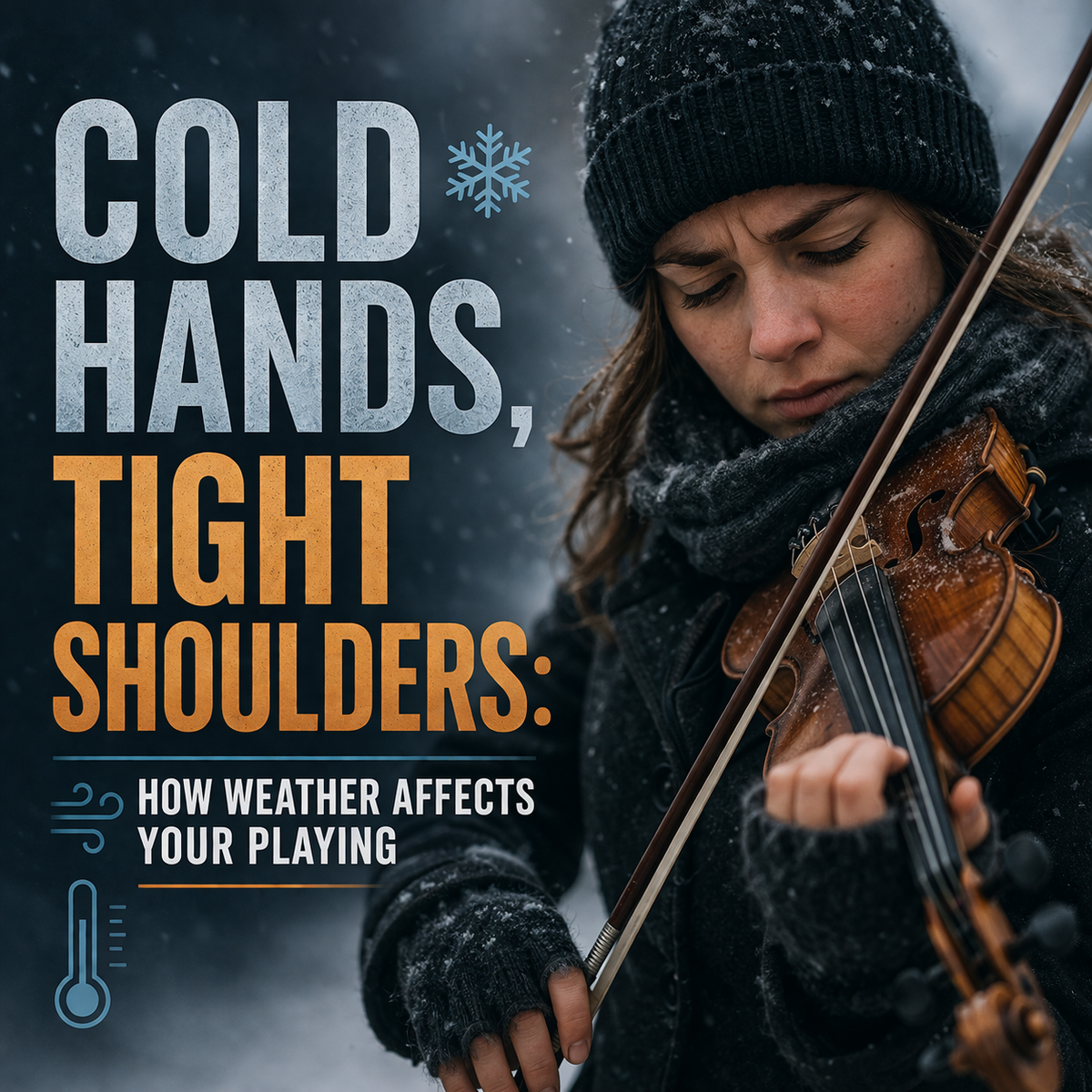Cold Hands, Tight Shoulders: How Weather Affects Your Playing