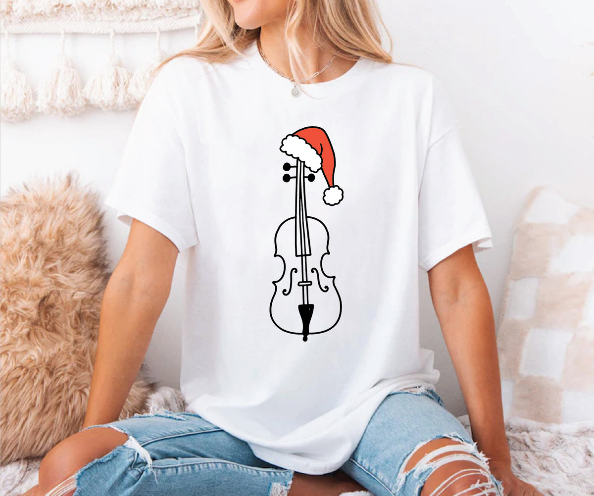 Cello Santa hat