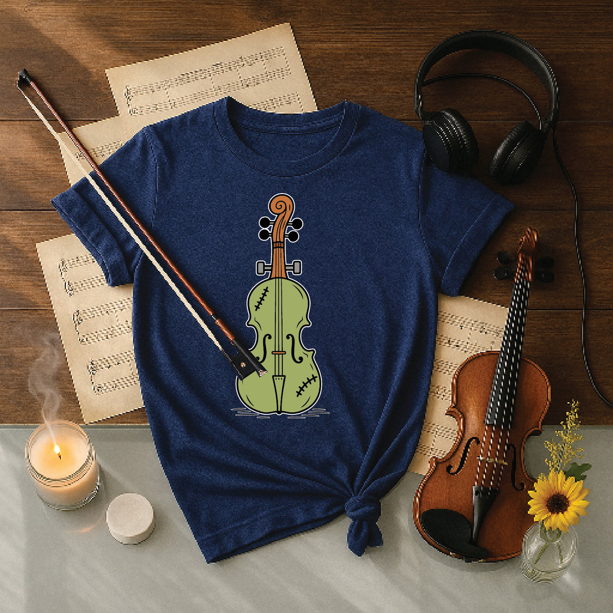 Monster Cello Halloween Shirt