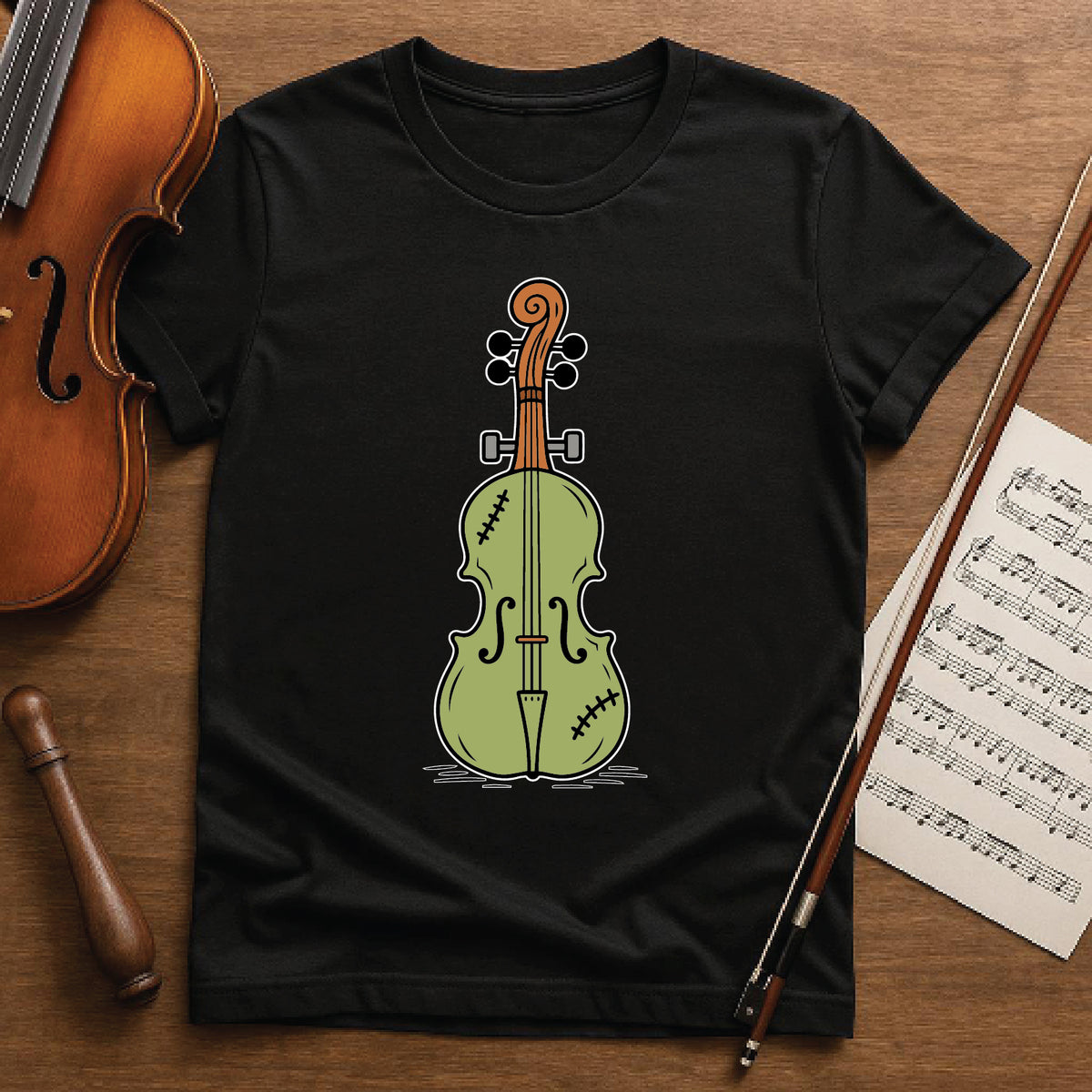 Monster Cello Halloween Shirt