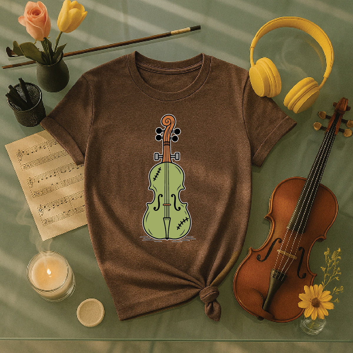 Monster Cello Halloween Shirt