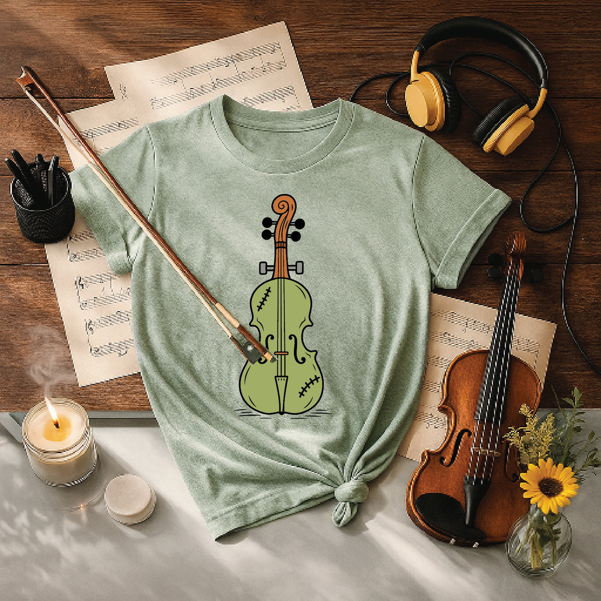 Monster Cello Halloween Shirt