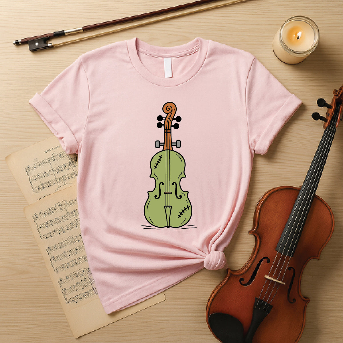 Monster Cello Halloween Shirt