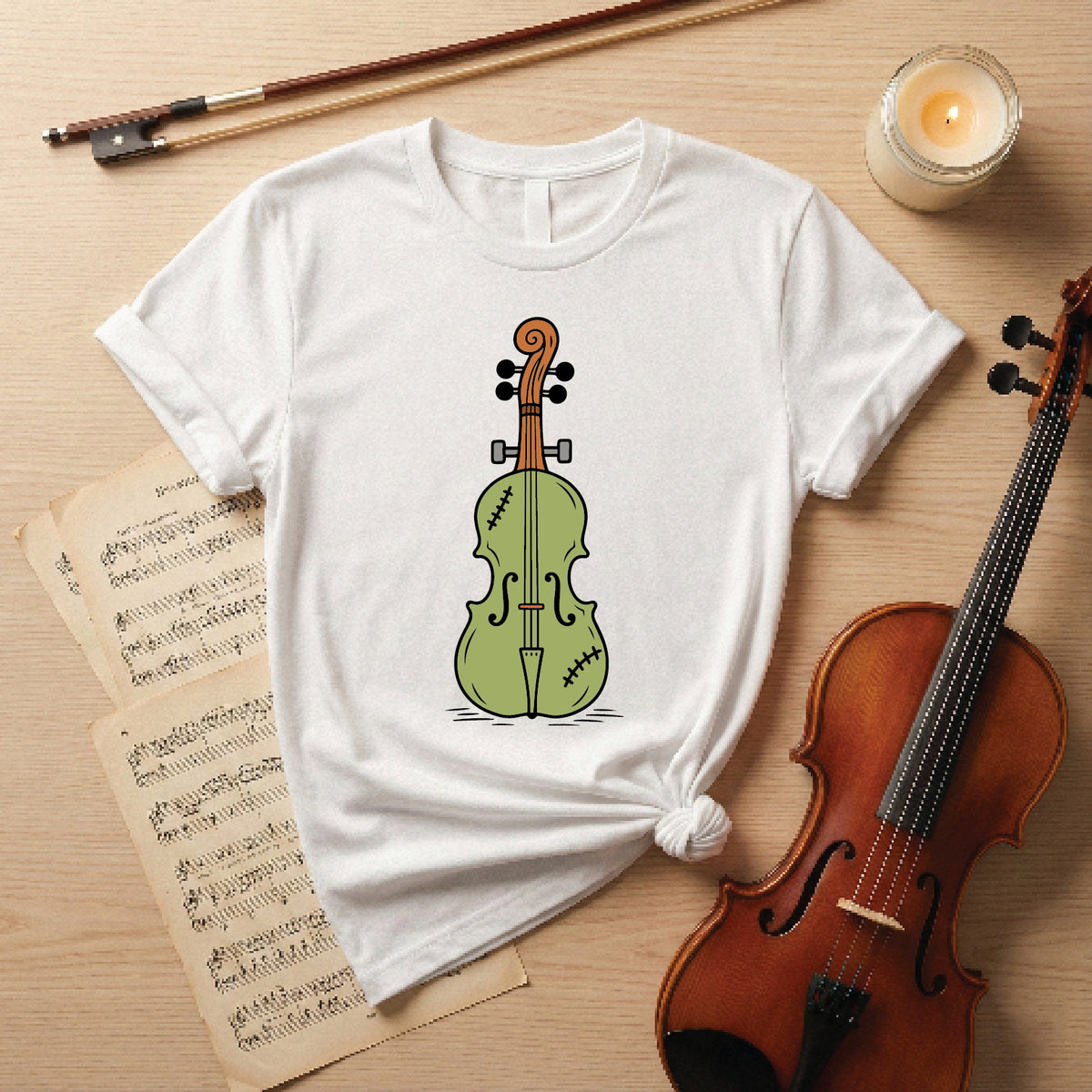 Monster Cello Halloween Shirt