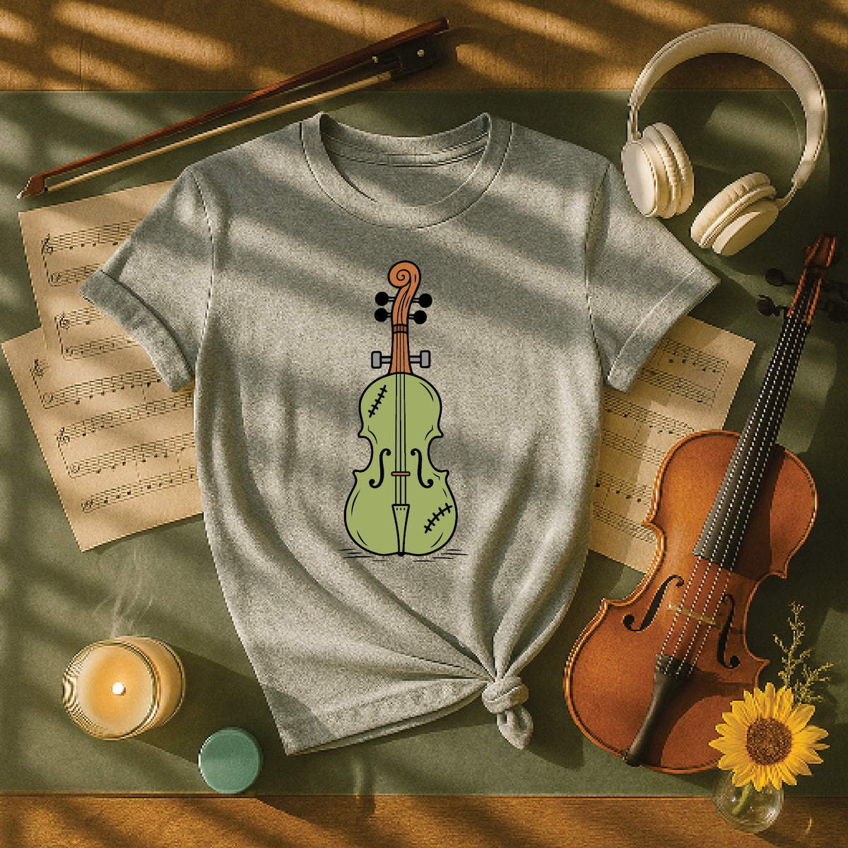 Monster Cello Halloween Shirt