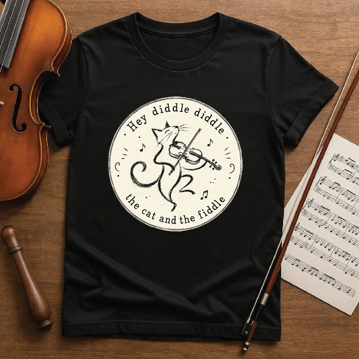 Hey diddle diddle the cat and the fiddle