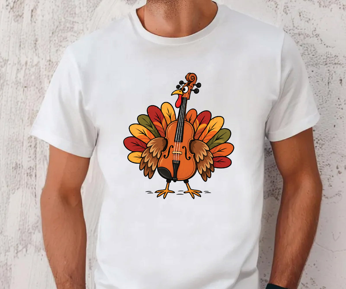 Cello Turkey Thanksgiving Shirt