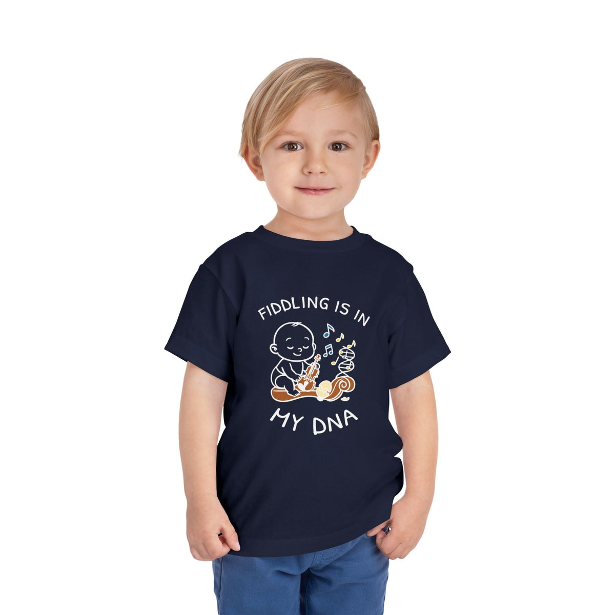Fiddling is in my DNA-Kids Tshirt