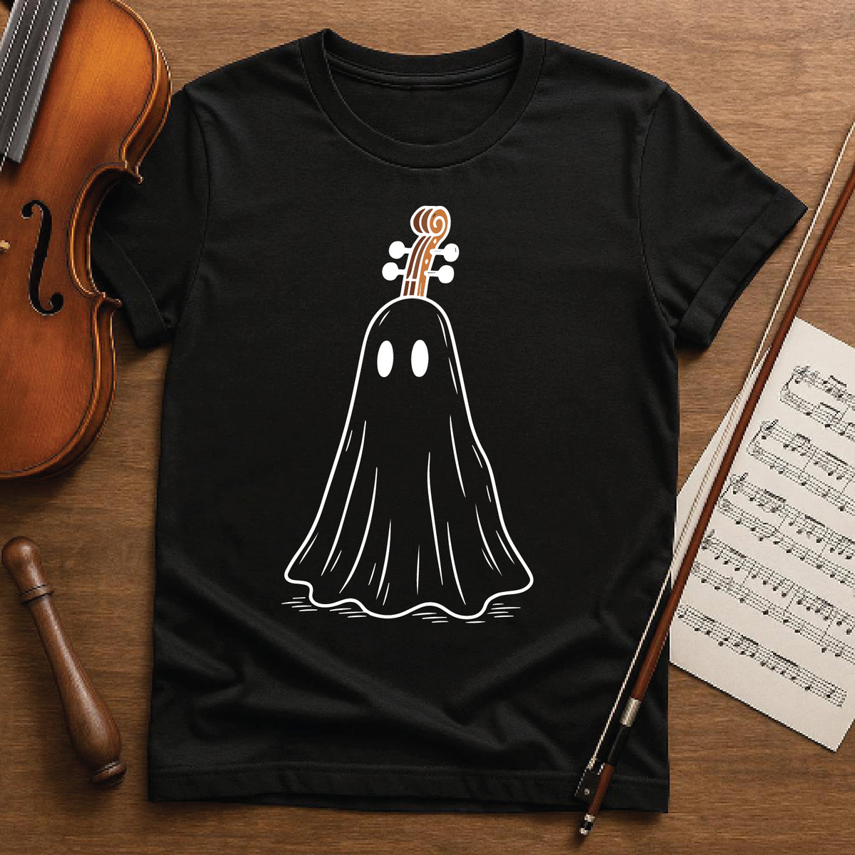 Boo! Cello Ghost Halloween