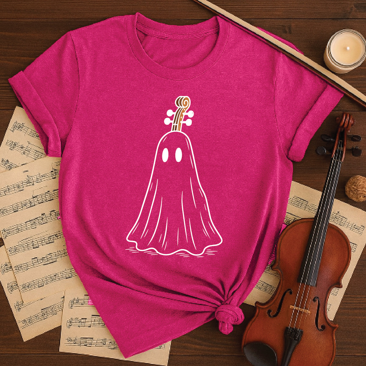 Boo! Cello Ghost Halloween
