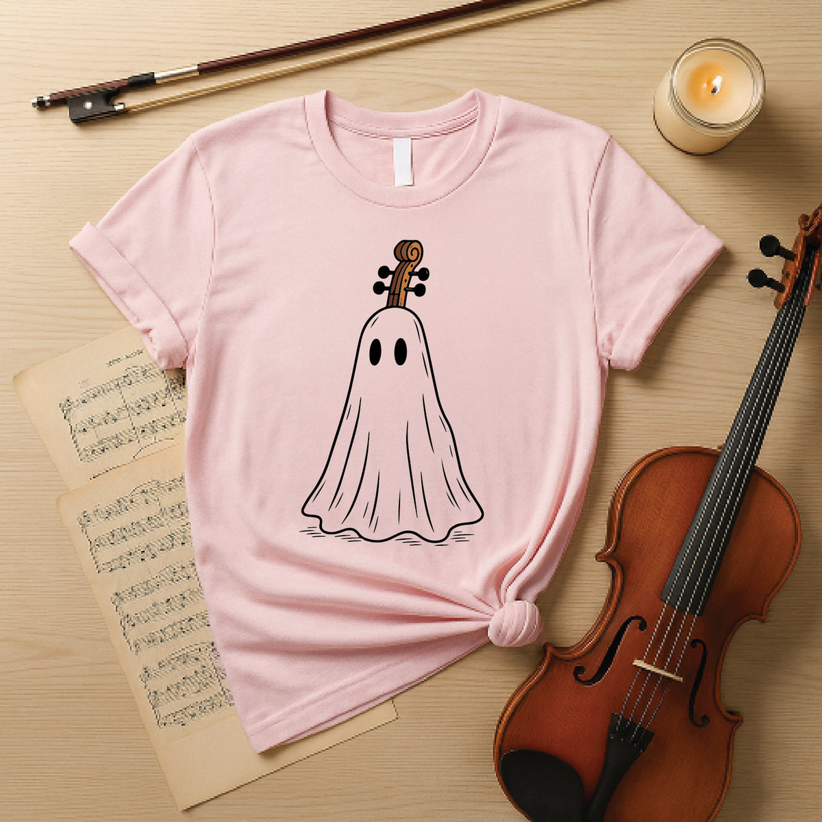 Boo! Cello Ghost Halloween