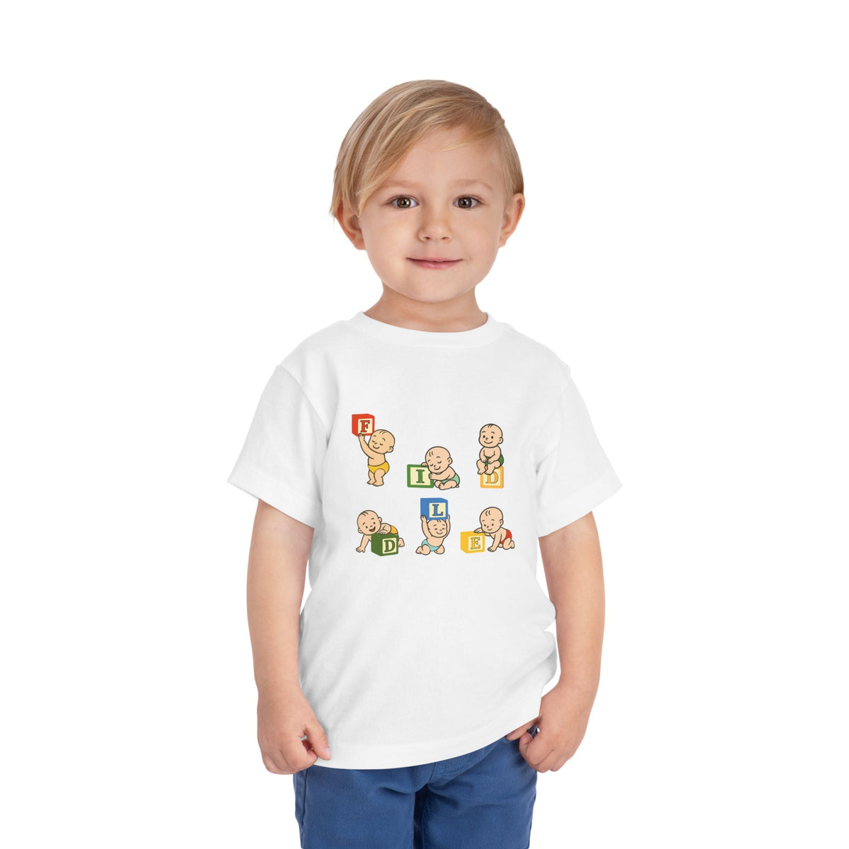 Baby Blocks 2-Kids Tshirt