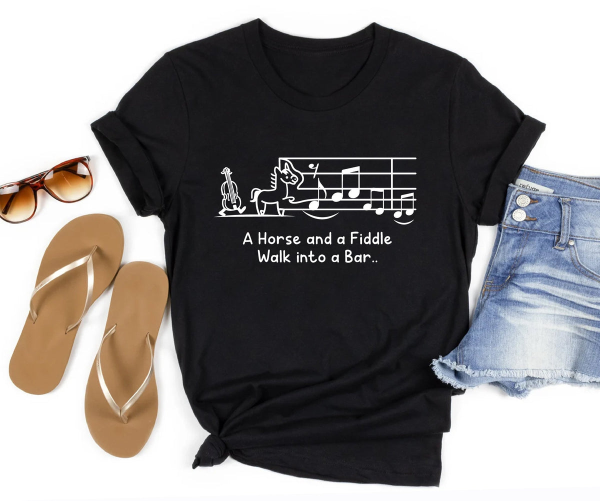 A Horse and a Fiddle Walk into a Bar.. BELLA+CANVAS