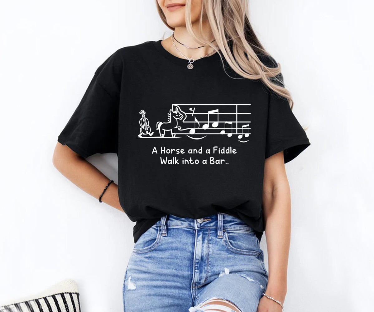 A Horse and a Fiddle Walk into a Bar.. BELLA+CANVAS